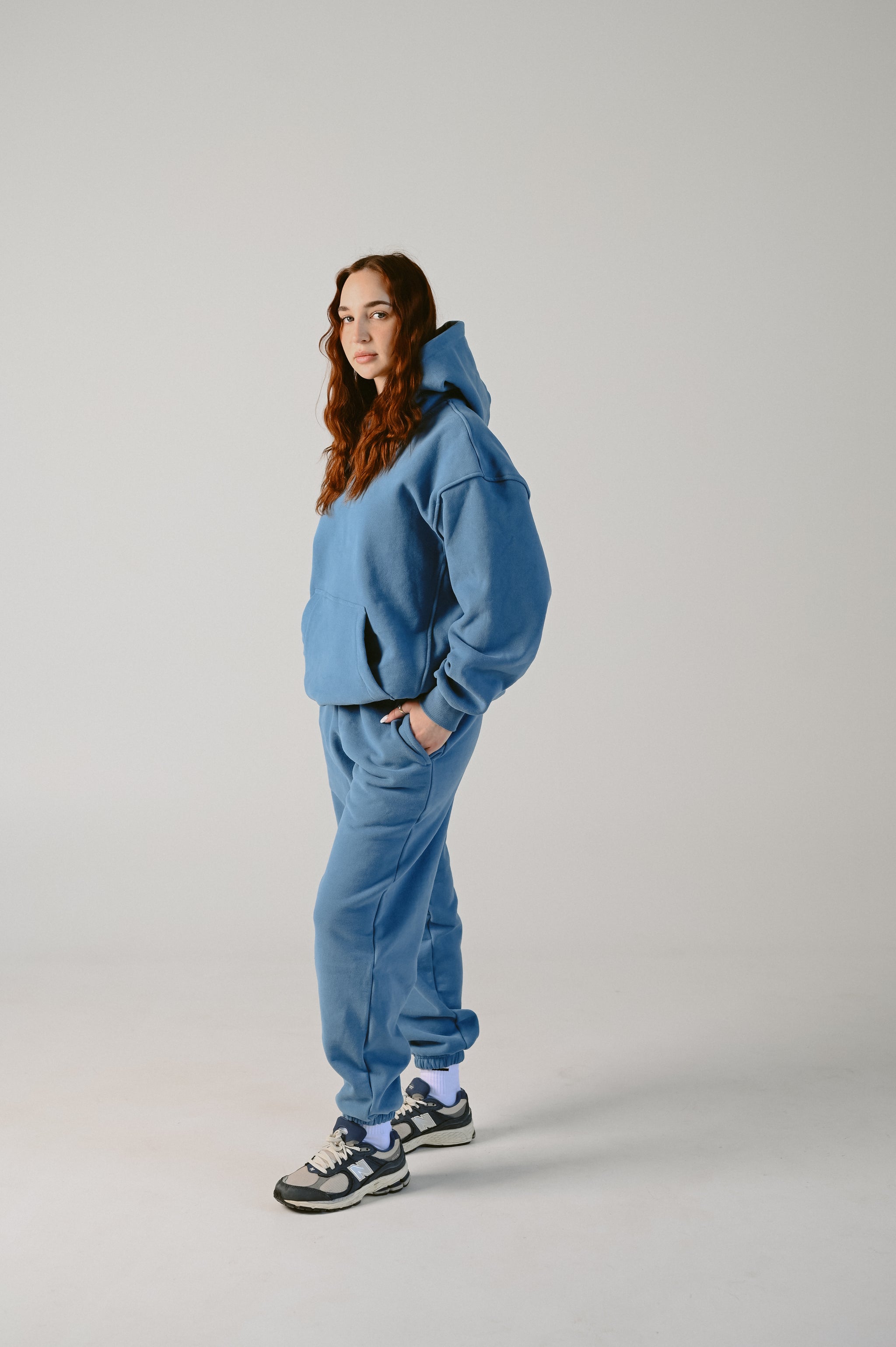 SEE SEE×eye_C HOODY SWEATPANTS eye_C x SEE SEE (see_C) Wide Sweatpants — eye_C
