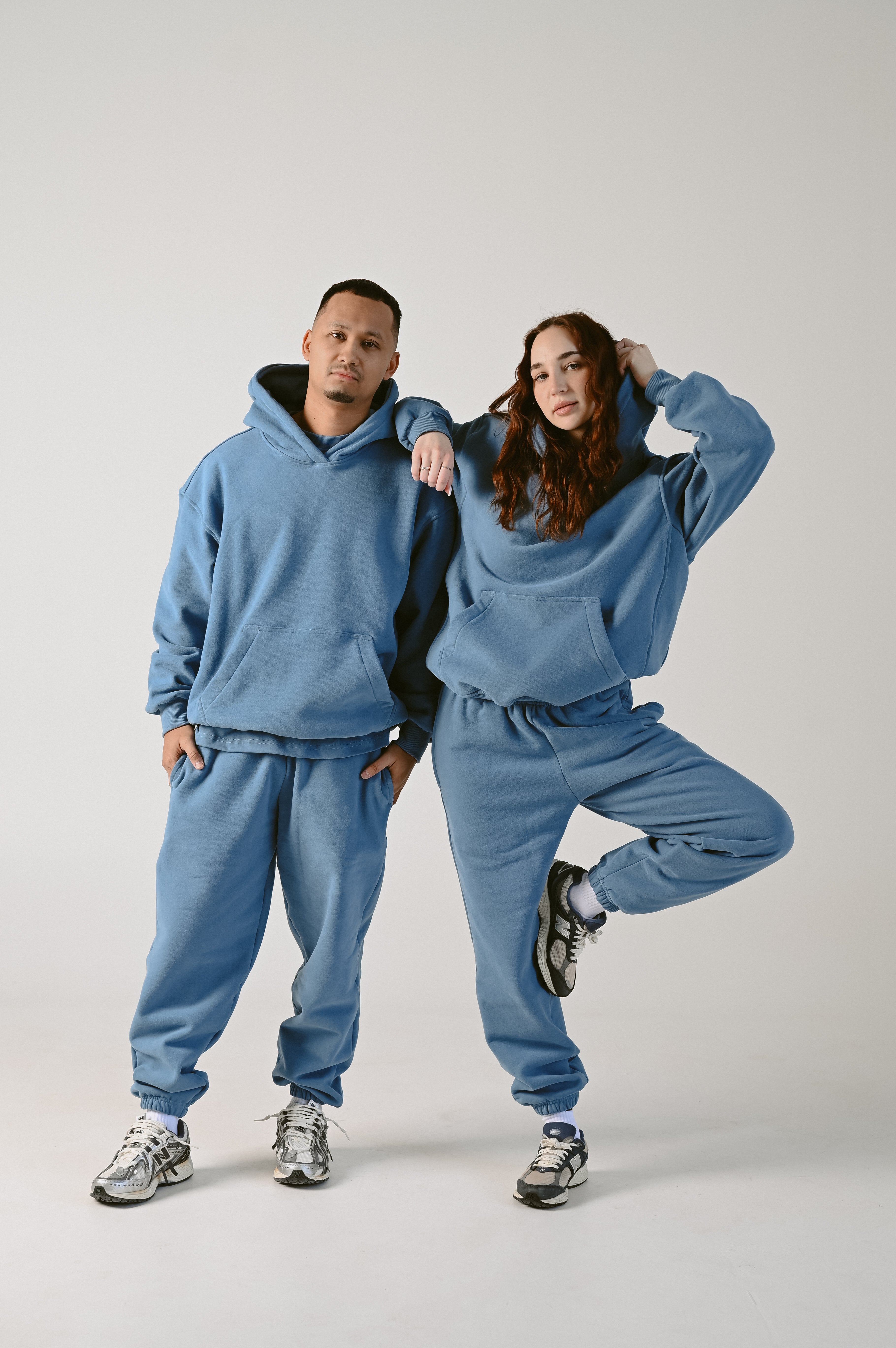 SEE SEE×eye_C HOODY SWEATPANTS eye_C x SEE SEE (see_C) Wide Sweatpants — eye_C